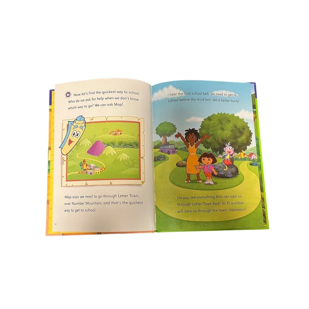 LeapFrog Tag Dora the Explorer Dora Goes to School Read on Your Own Series Book
